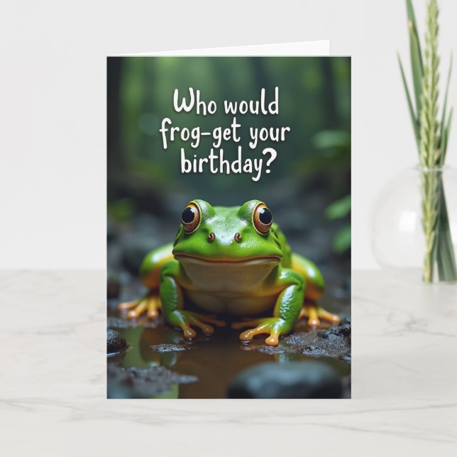 Vibrant Creature Birthday Card (Front)