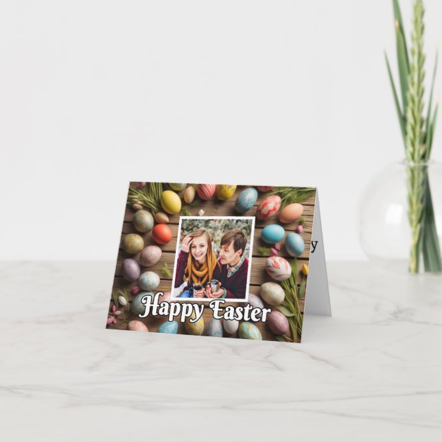 Vibrant Custom Easter Collage Photo Template (Front)