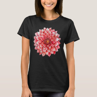 Vibrant Dahlia Mandala Flower Graphic T-Shirt