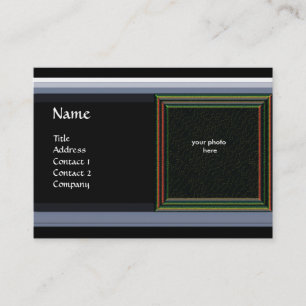 VIBRANT DAMASK MEMORY MONOGRAM gem red Business Card