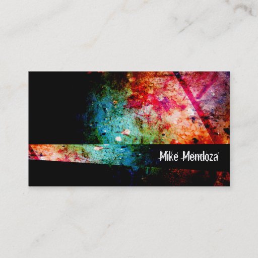 Customizable Vibrant Darkness II Business Cards