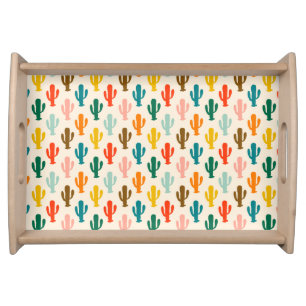 Vibrant Desert Botanical  Serving Tray