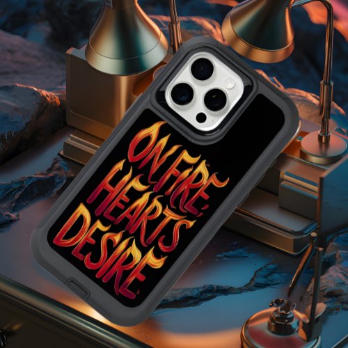 Vibrant Digital Illustration of Hearts iPhone 15 Pro Max Case