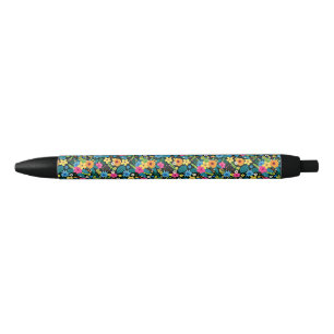 Vibrant Ditsy Flowers Floral Pattern Design-43785 Pen