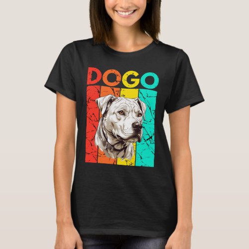 Vibrant Dogo Retro Design T_Shirt