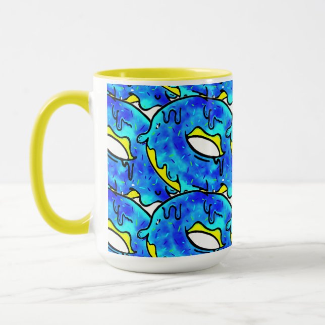 Vibrant Doughnut Coffee Mug (Left)