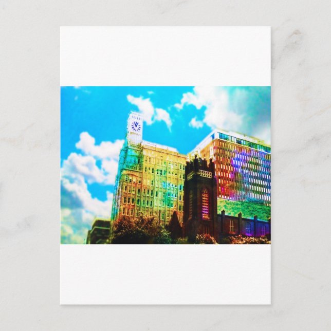 vibrant downtown postcard (Front)