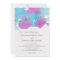 Vibrant Dreams Blue Purple Watercolor Wedding