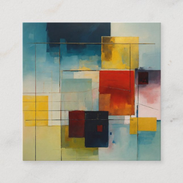 Vibrant Dreams: Colorful Comfort Pillow Collection Calling Card (Front)