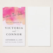 Vibrant Dreams Custom Save the Date Cards (Front & Back)