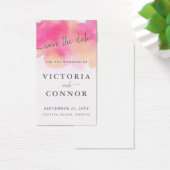Vibrant Dreams Custom Save the Date Cards (Desk)