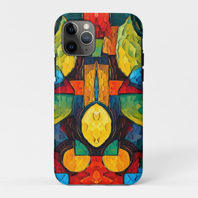 Vibrant Dreams Geometry – Bold Modern Abstract Art Case-Mate iPhone Case (Back)