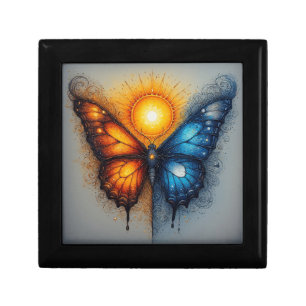 🌸Vibrant Dual Butterfly Sun Nature Keepsake🌸 Gift Box