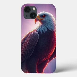 Vibrant Eagle Design – Bold and Majestic Mobile  iPhone 13 Case