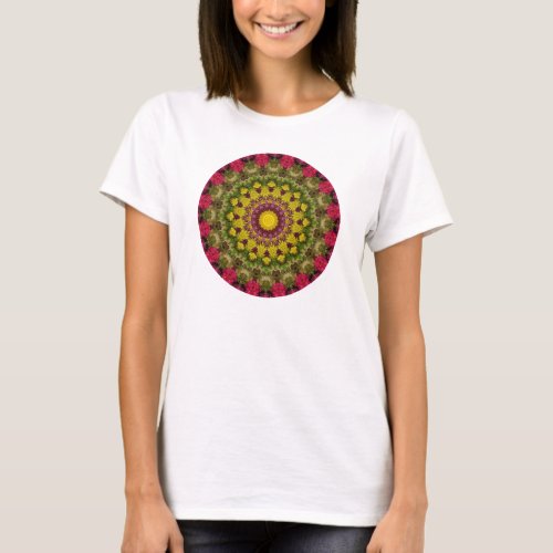 Vibrant Easter Joy Mandala Kaleidoscope T_Shirt