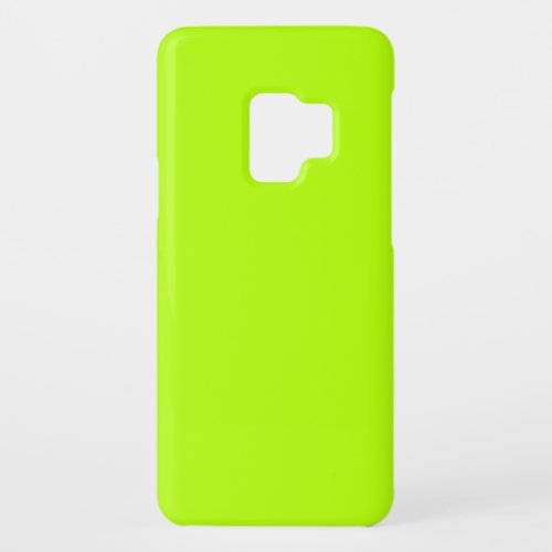 Vibrant Electric Lime Green Ready to Customize Case_Mate Samsung Galaxy S9 Case