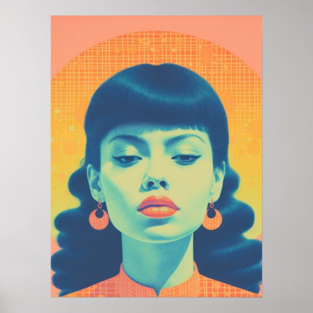 Vibrant Elegance Poster (Front)