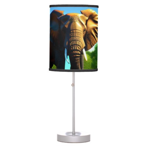 Vibrant Elephant  Table Lamp