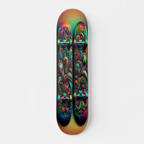 Vibrant Epoch Fusion Skateboard