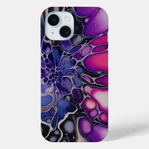 Vibrant Ethereal Purple-toned Indie Art iPhone 15 Case