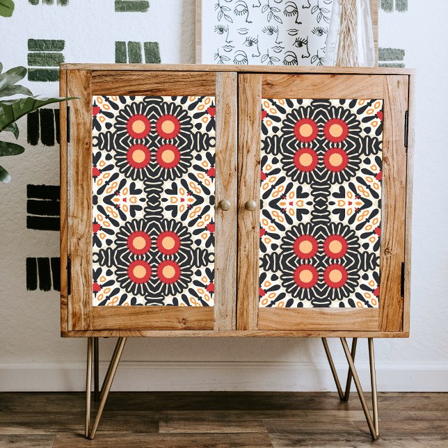 Vibrant Ethnic Arabesque Bohemian Mosaic Decoupage Tissue Paper (Creator Uploaded)