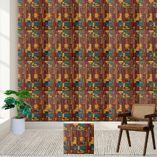 Vibrant Ethnic Art Inspired Pattern Tile