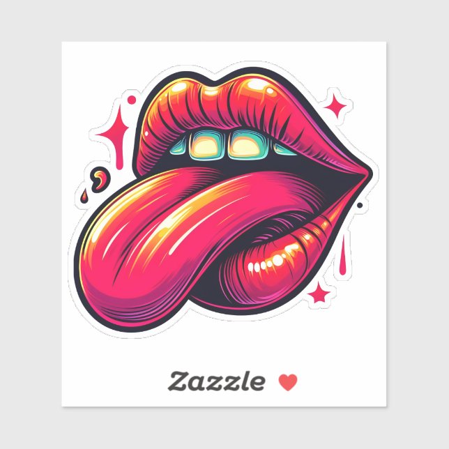 Vibrant Expression of Motivation Sticker (Sheet)