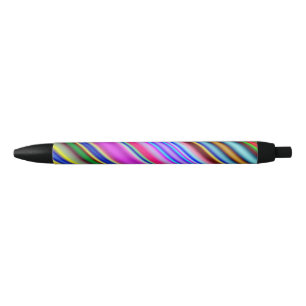 Vibrant & Eyecatching Multicolored Stripes Pattern Pen