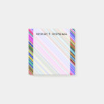[ Thumbnail: Vibrant & Eyecatching Multicolored Stripes Pattern Notes ]