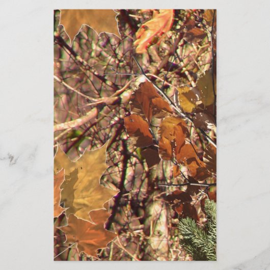 Vibrant Fall Forest Nature Camouflage Decor (Front)