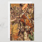 Vibrant Fall Forest Nature Camouflage Decor (Front/Back)