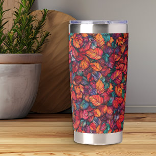 Vibrant Fall Leaves Insulated Tumbler