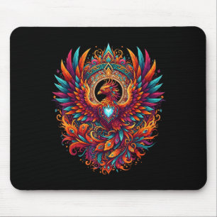 Vibrant Fantasy Pcute Ss Cute Ssnix Mythical Bird  Mouse Pad