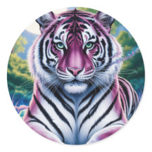 Vibrant Fantasy Tiger Portrait | Exotic