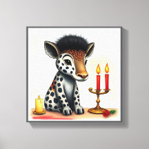 Vibrant festive Kwanzaa Wild Animals in Disguise