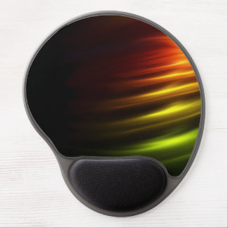 Vibrant flaming multicolour gel mouse pad
