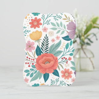 Vibrant Floral All-Over Print Pattern