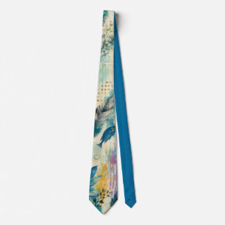 Vibrant Floral Aquatic Dream Neck Tie