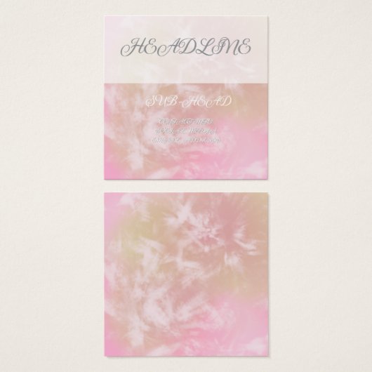 Vibrant Floral Business Card (Front & Back)