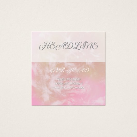 Vibrant Floral Business Card (Front)