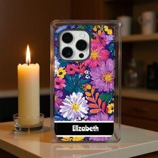 Vibrant Floral  iPhone 16 Pro Case