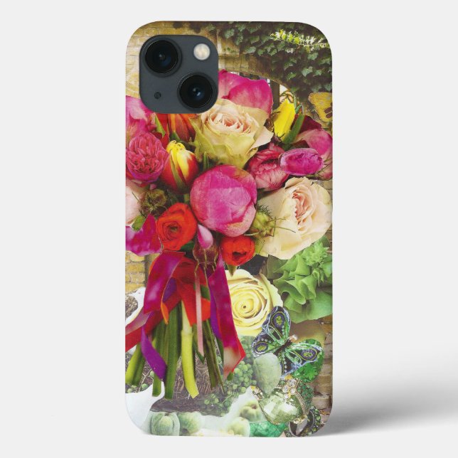 Vibrant Floral Cell Phone Case (Back)