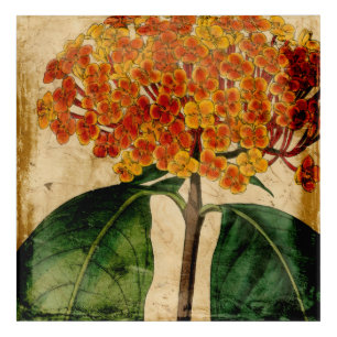 Vibrant Floral I Acrylic Print