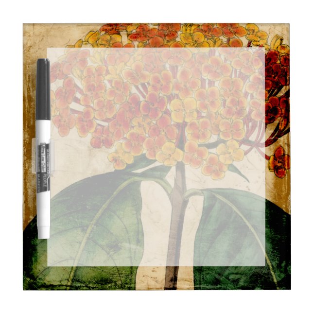 Vibrant Floral I Dry-Erase Board (Front)