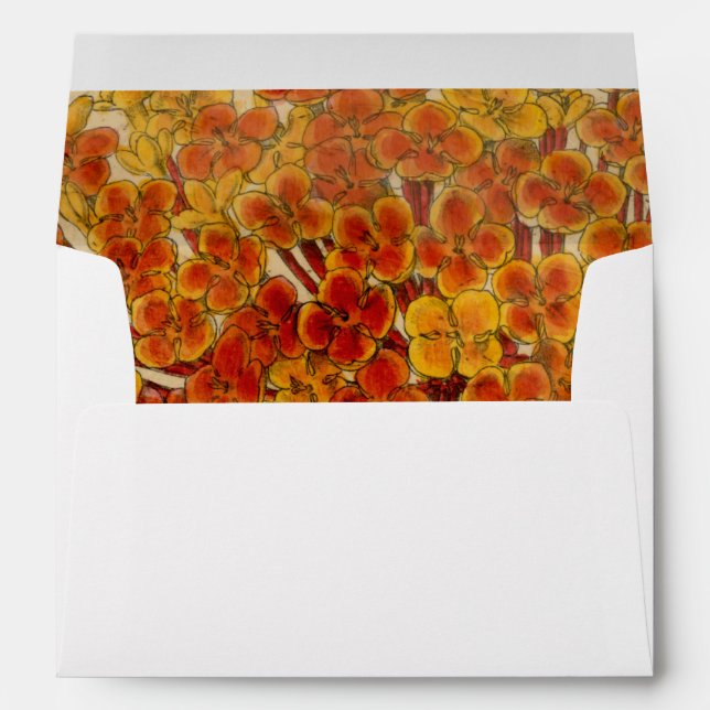 Vibrant Floral I Envelope (Back (Bottom))