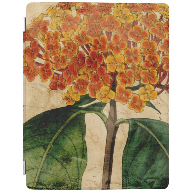Vibrant Floral I iPad Smart Cover (Front)