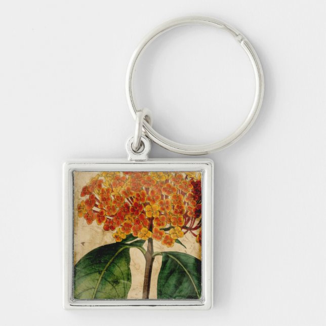 Vibrant Floral I Keychain (Front)