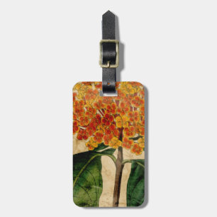 Vibrant Floral I Luggage Tag