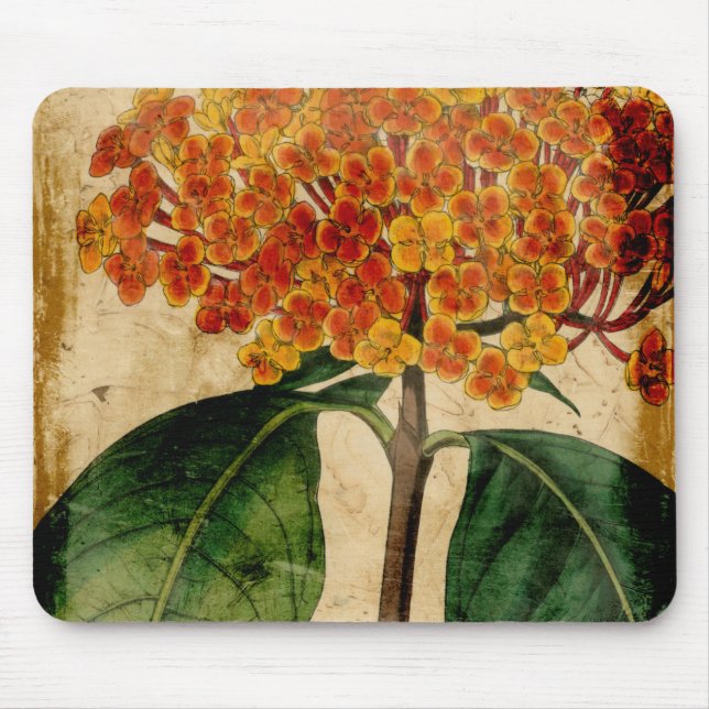 Vibrant Floral I Mouse Pad (Front)