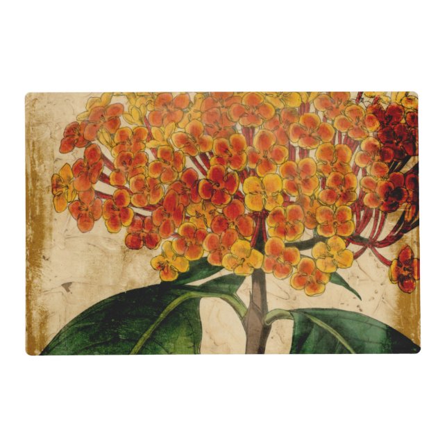 Vibrant Floral I Placemat (Front)